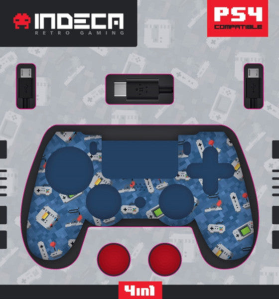 Funda Indeca Kit Carcasa Retro 2019 ( PS4 - ) - Edición especial Funda Indeca Kit Carcasa Retro 2019 ( PS4 - ) - Edición especial
